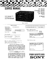 Sony TC-717M - Service Manual 